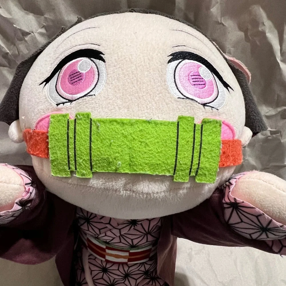 SEGA Nezuko Kamado Plush Demon Slayer Kimetsu no Yaiba Pink Kimono Toy Anime - Picture 2 of 9